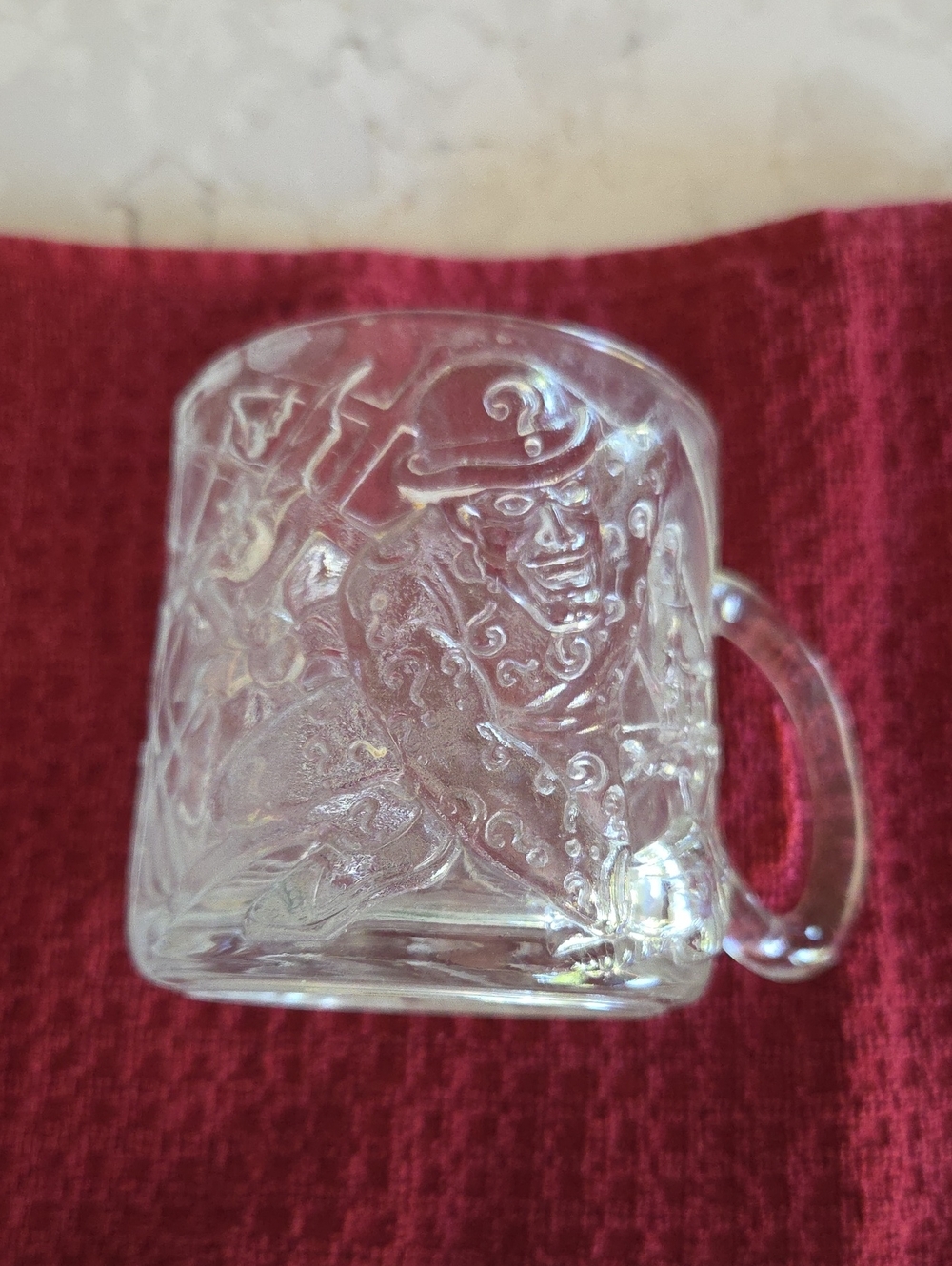1995 McDonald's Batman Forever Glass Mug